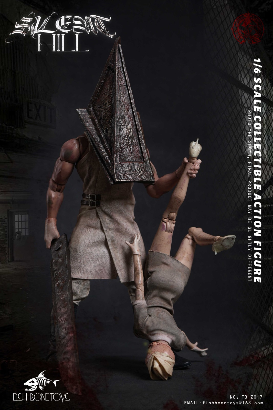 [พร้อมส่ง] FISH BONETOYS 1/6 : Silent Hill- FB-Z017 : Pyramid Head and Nurse