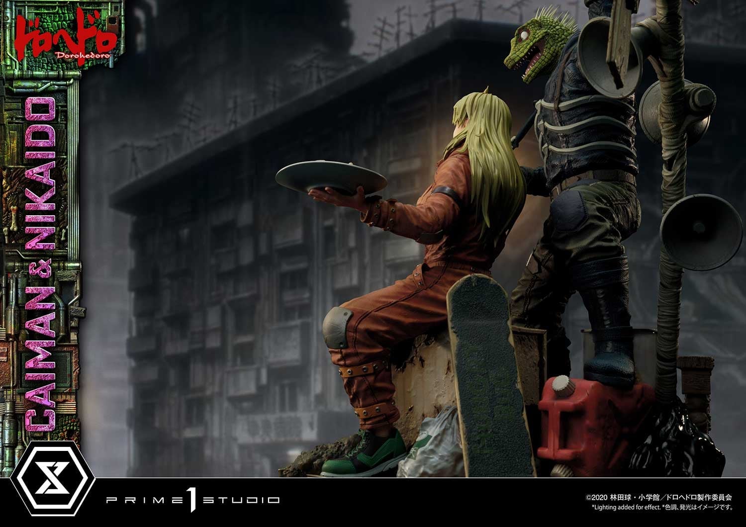 [สั่งจอง]Prime 1 Studio 1/4 : Caiman & Nikaido (Dorohedoro)