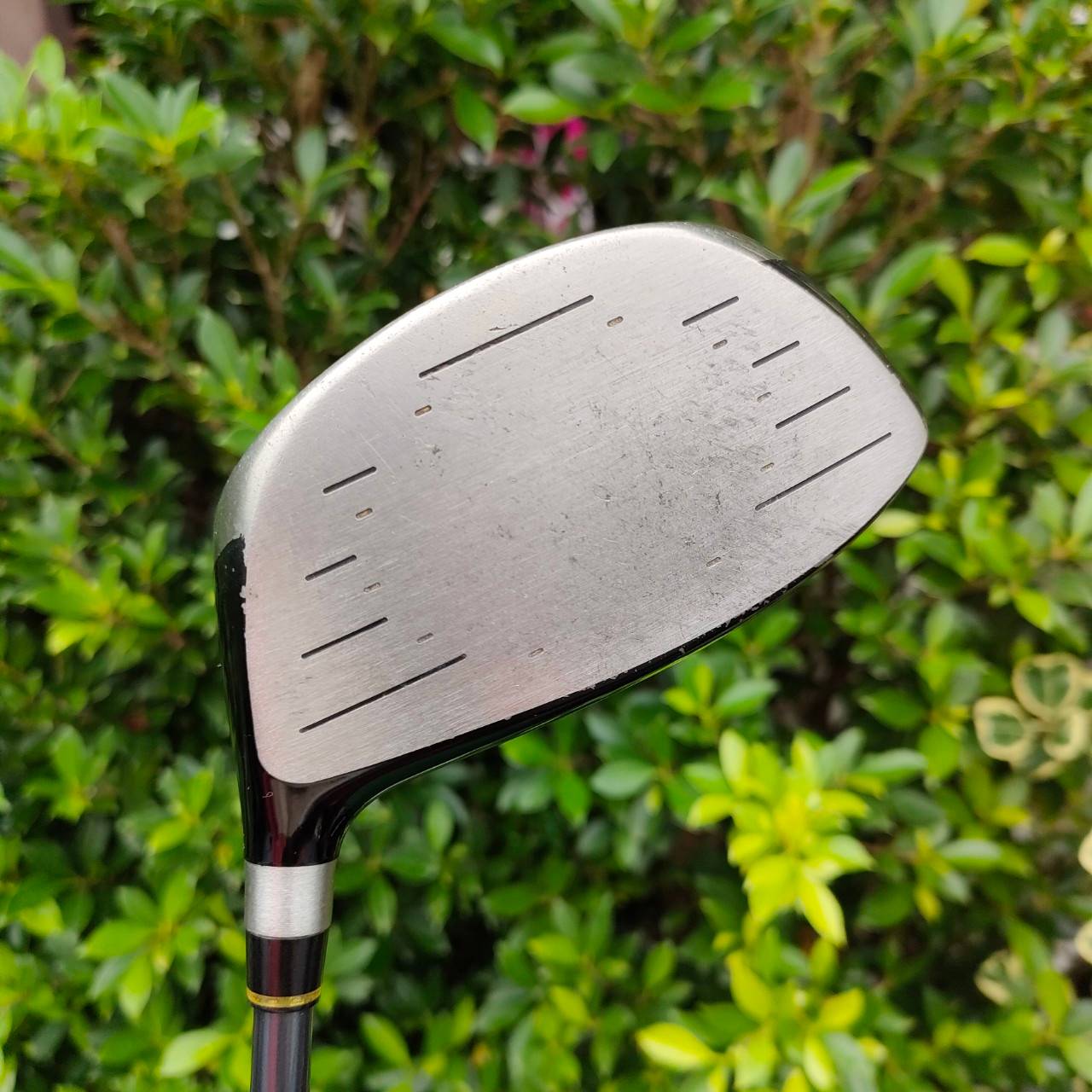 DRIVER KING COBRA 414 COMP ก้าน MITSUBISHI RAYON FLEX S องศา 9 กระดองเด้ง เป็นกระดองคอมโสิท เด้งทั้งตัว หัวนี้ถ้าลองจะติดใจมาก ตีง่าย และ ตีไกลสุดๆ เสียงสนั่นครับ