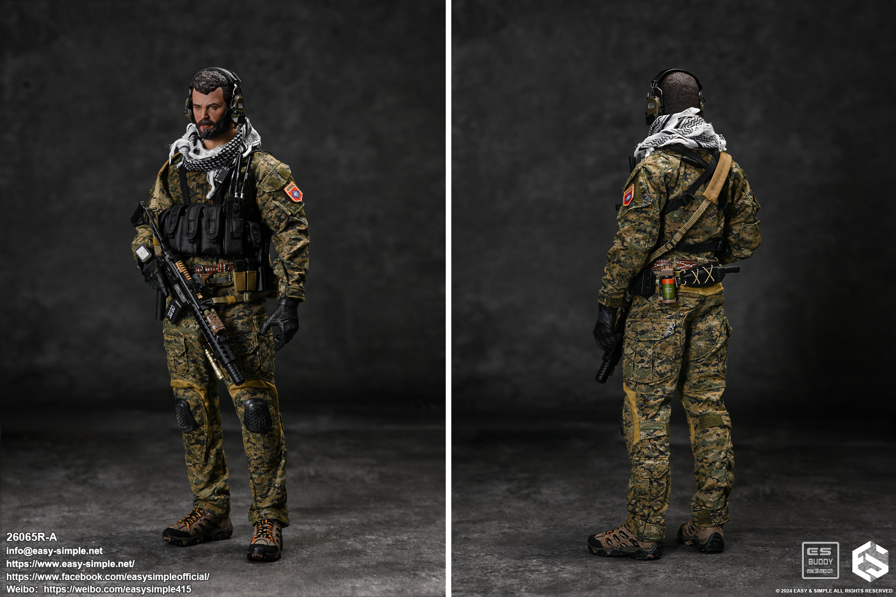 [พร้อมส่ง] Easy&Simple 26065RA 1/6 : SMU Tier1 Operator Part XIX Coalition Forces