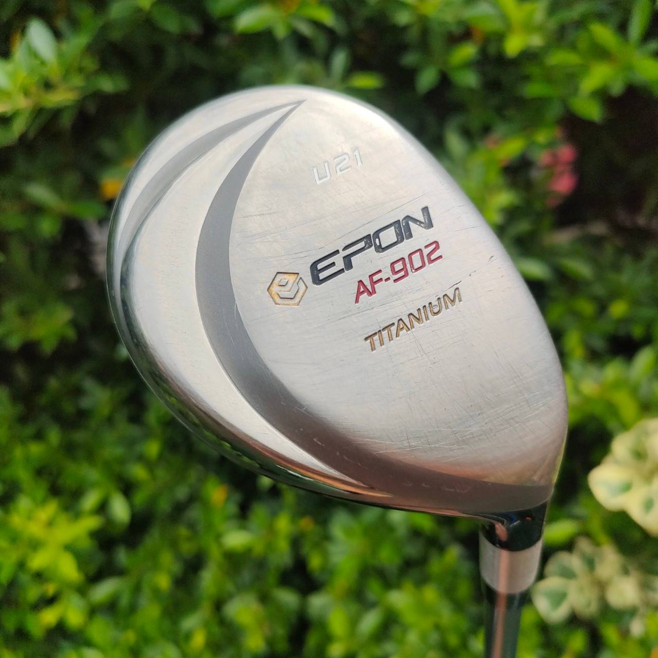 HYBRID EPON AF-902 TITANIUM FORGED องศา 21 ก้าน FUJIKURA MCH FLEX R ไม้สุดพรีเมี่ยมและ กำลังได้รับความนิยมอย่างสูงสุด ด้วยวัสดุ HI-END และปรมาจารย์จาก ENDO สุดของสุด!! ไม้กอล์ฟมือสอง ของแท้ BY NakaraLuxurious
