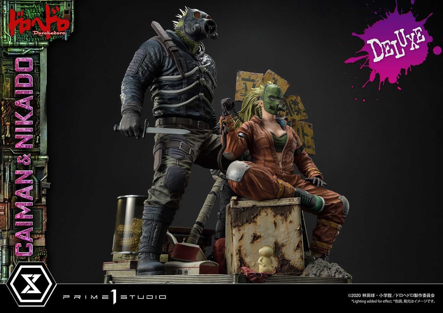 [สั่งจอง]Prime 1 Studio 1/4 : Caiman & Nikaido (Dorohedoro)