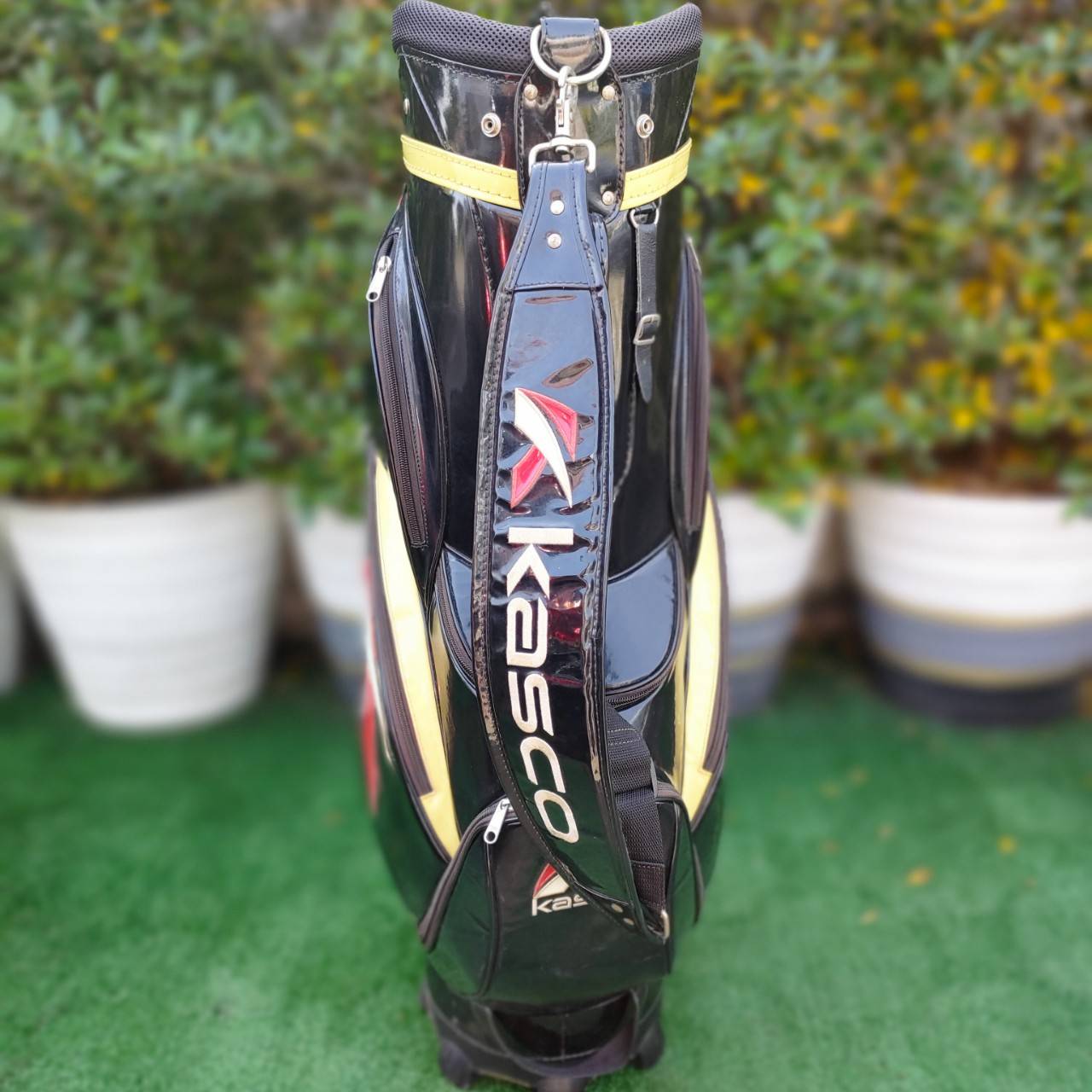 ถุงกอล์ฟ KASCO หนังเเก้ว มือสอง ถุงใหญ่ ของจริงสวยมากๆครับ