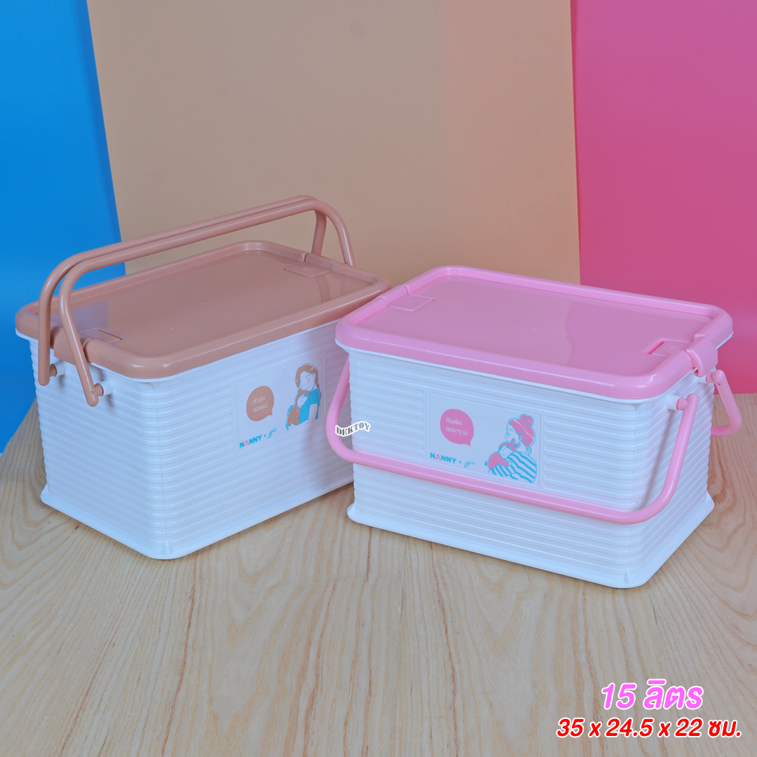 NANNY Munin แนนนี่ กล่องเก็บของ3030MU ลายมุนิน 1 ชิ้นคละลาย