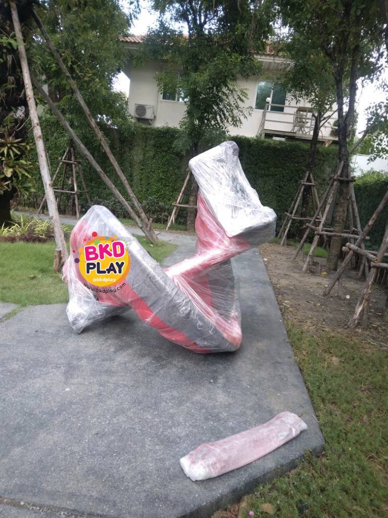 อะไหล่รางสไลเดอร์วนความสูง 120/160 ซม. อะไหล่กระดานลื่นวน สไลด์วนเกลียว รางสไลเดอร์พลาสติก สไลด์วน Polyethylene กระดานลื่นเกลียว พร้อมส่งราคาโรงงาน playground