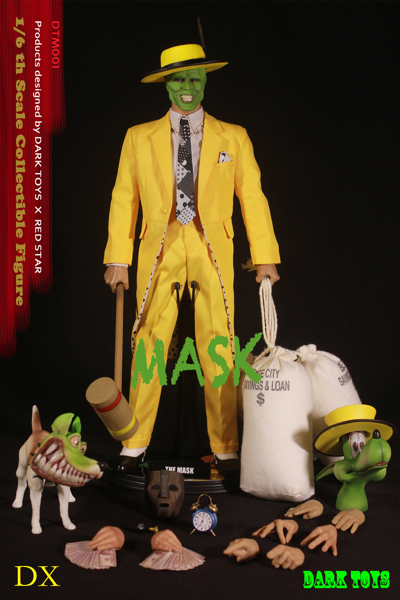 [สั่งจอง]DARK TOYS DTM001 1/6 Collectible Figure MASK Deluxe Edition