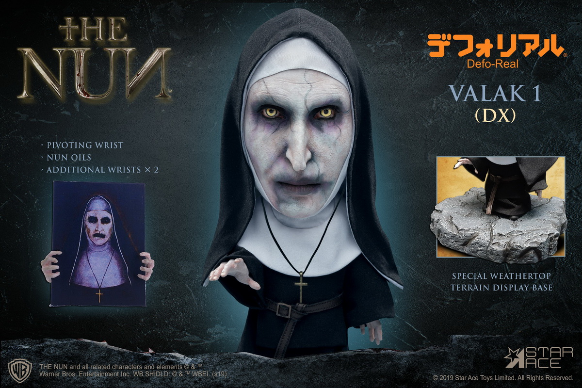 [สั่งจอง]Star Ace Toys - The Nun Defo-Real Series Soft Vinyl Figure Valak 1 Deluxe Version 15 cm SA6021 / SA6022 DF Valak 1 Normal/Deluxe ver.