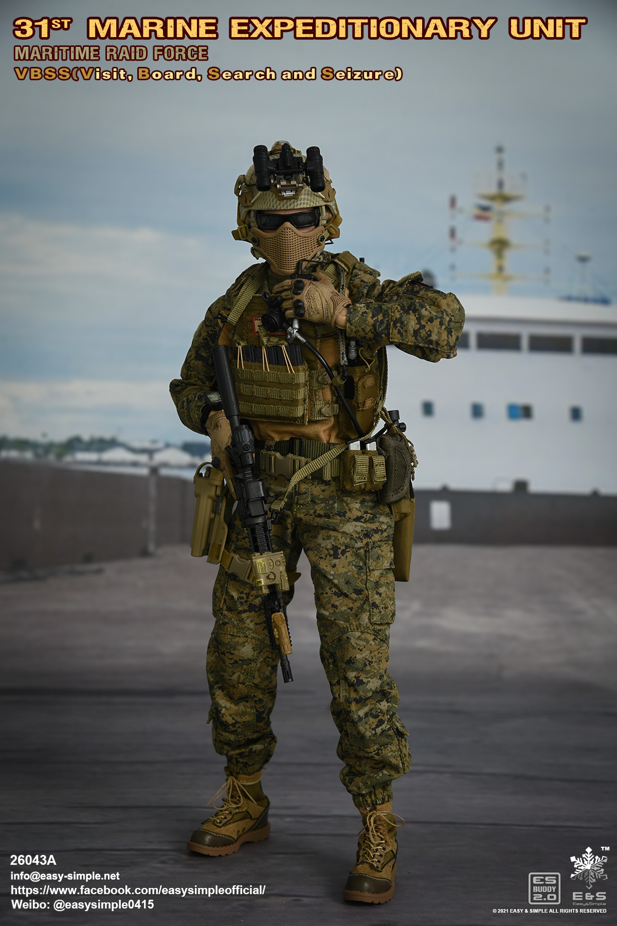 [สั่งจอง] Easy&Simple 26043A 1/6 : 31st MEU MRF VBSS