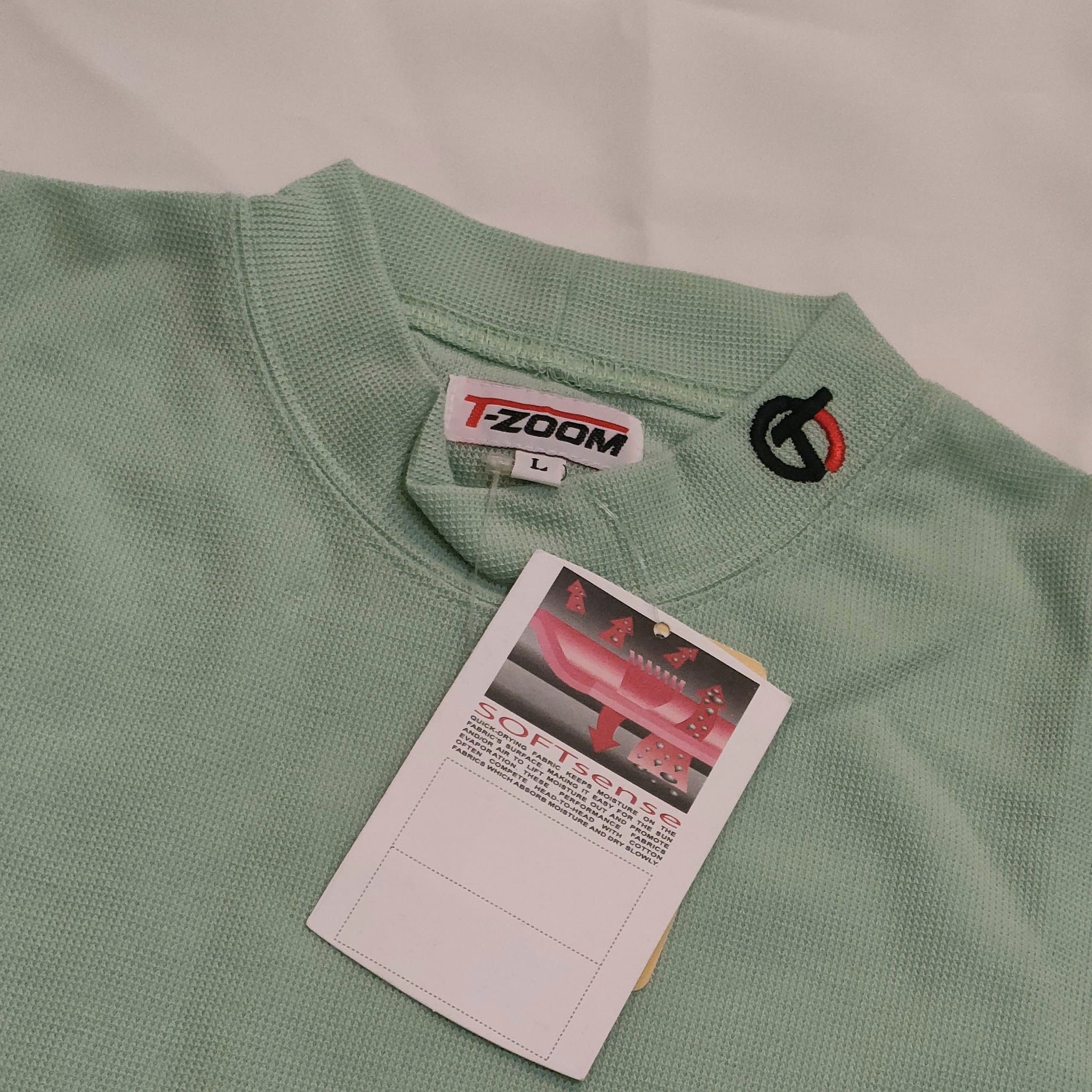 ลดล้างสต๊อค!!! เอาใจคุณผู้หญฺิง!!! เสื้อนักกอล์ฟ คอเต่าเเขนยาว T-zoom SIZE L สีเขียวอ่อน ระบายอะกาศได้ดีมาก ใส่สบายมาก ไม่ติดขัดวงสวิง ในทุกรอยต่อ
