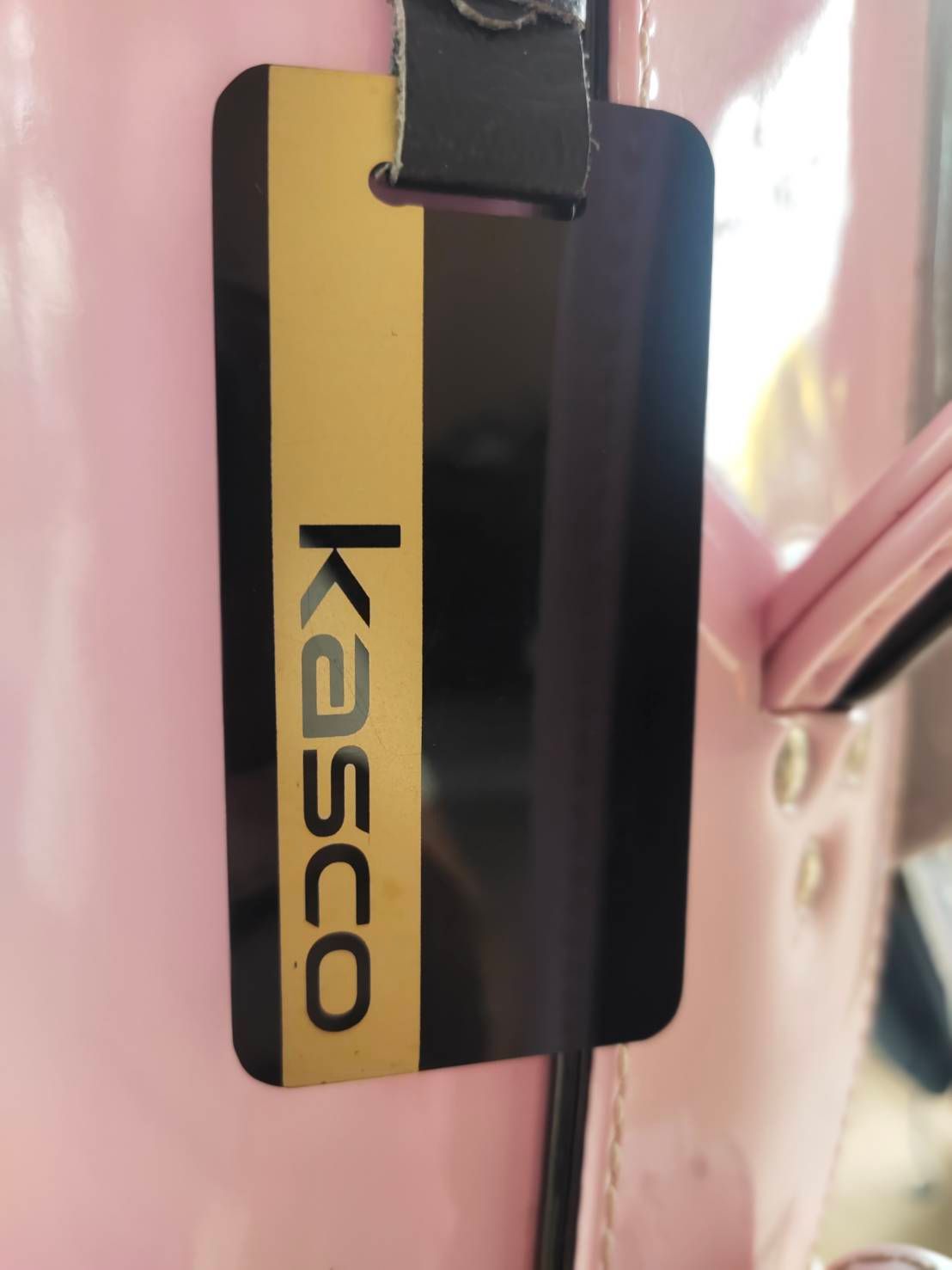 ถุงกอล์ฟ KASCO หนังแก้ว สีชมพู สภาพสวยๆ เดิมๆเลยจ้า