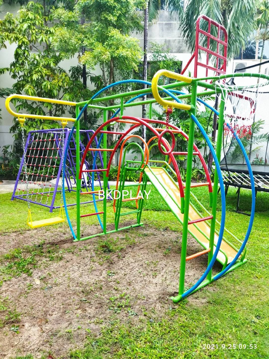 ชุดรวม C เครื่องเล่นสนามกลางแจ้ง เครื่องเล่นสนามเหล็ก,ประกอบด้วยสไลเดอร์ชิงช้าปีนป่ายบาร์โหน OutdoorPlayground,ผลิตเครื่องเล่นสนาม,เครื่องเล่นในสนามเด็กเล่น,เครื่องเล่นงบสพฐ.,ประชารัฐ, ราคาโรงงาน