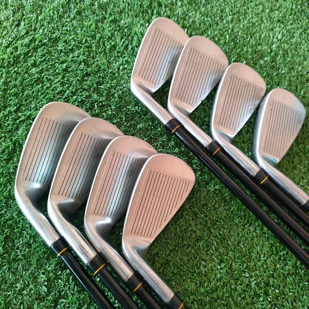 ชุดเหล็ก KATANA SWORD V-MODEL ก้านเบา หน้าเด้ง ตีไกล เหล็ก 5-9 P A S ครบ ไม้กอล์ฟมือสอง ของแท้ BY NakaraLuxurious