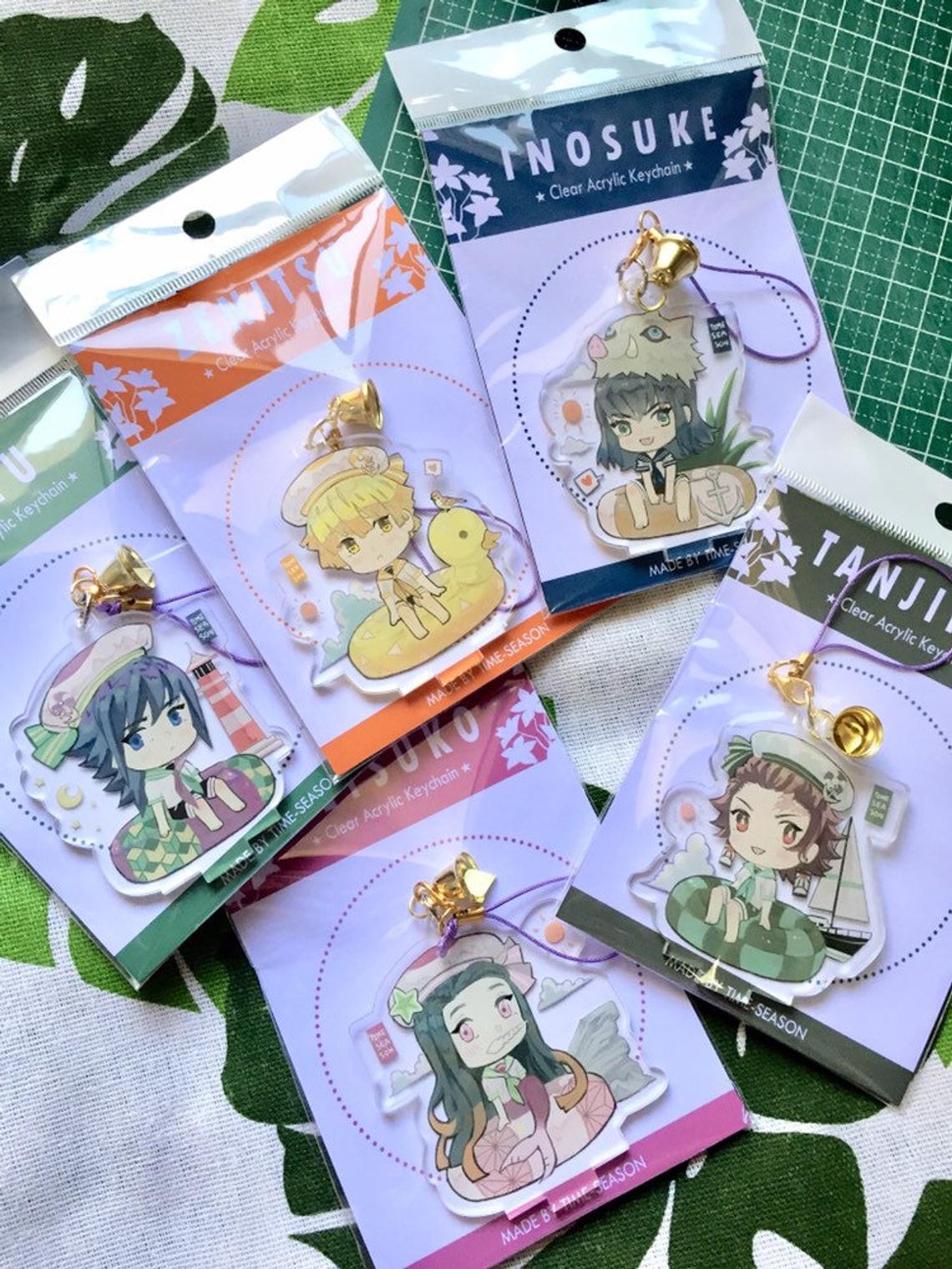 Kimetsu no Summer Acrylic Keychain + Standy