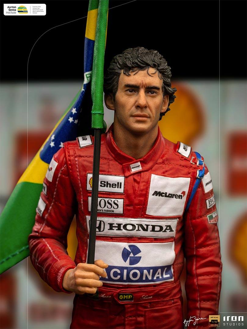[สั่งจอง]Iron Studios ASENNA39420-10 Deluxe Art Scale 1/10 : Ayrton Senna – GP Brazil 1991