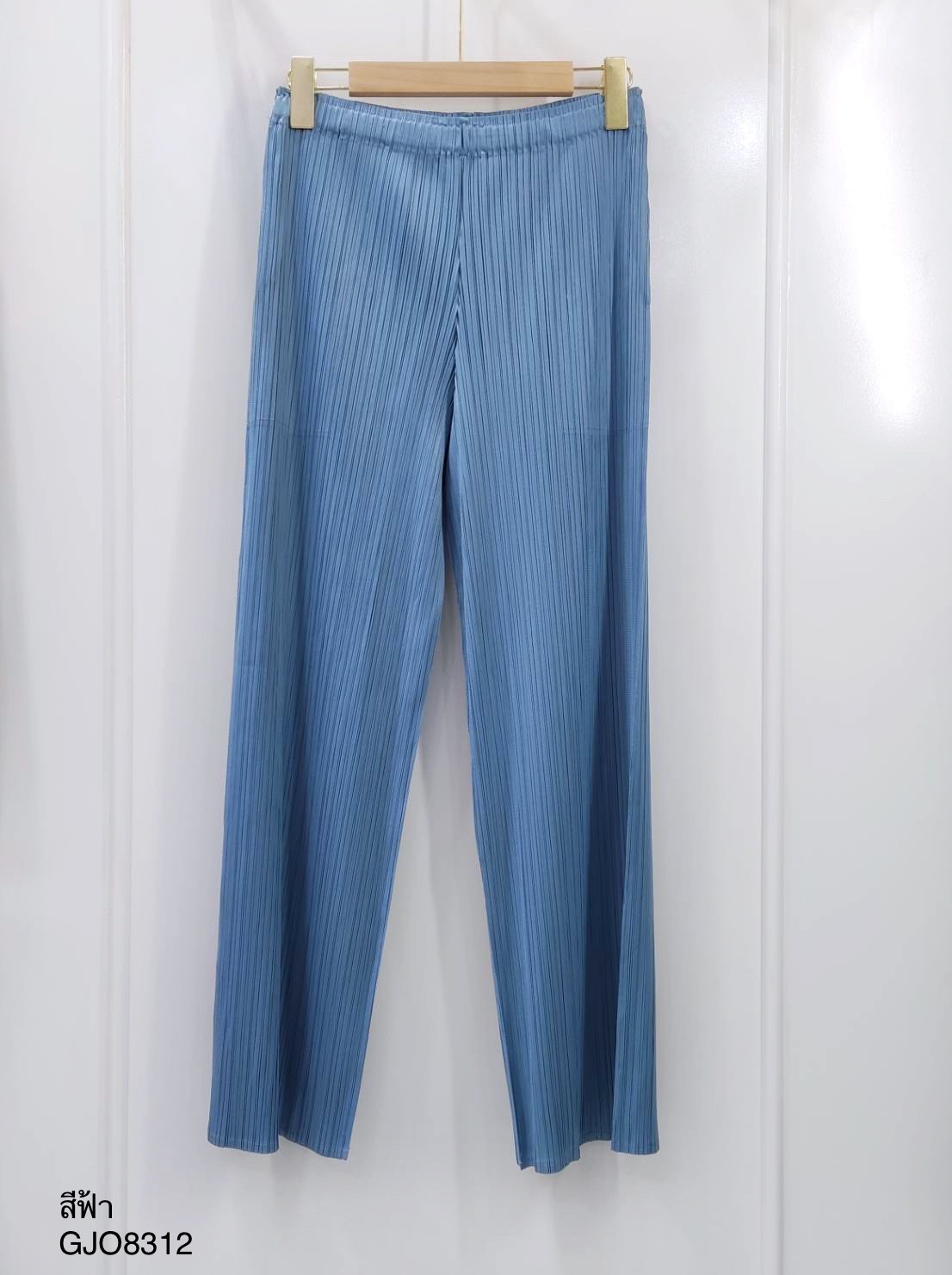 ยาว37นิ้ว! 2MUAY BASIC รุ่น GJO8312 กางเกงผู้หญิง กางเกงอัดพลีทคุณภาพ BASIC STRAIGHT PLEATED PANTS 12สี FREE SIZE