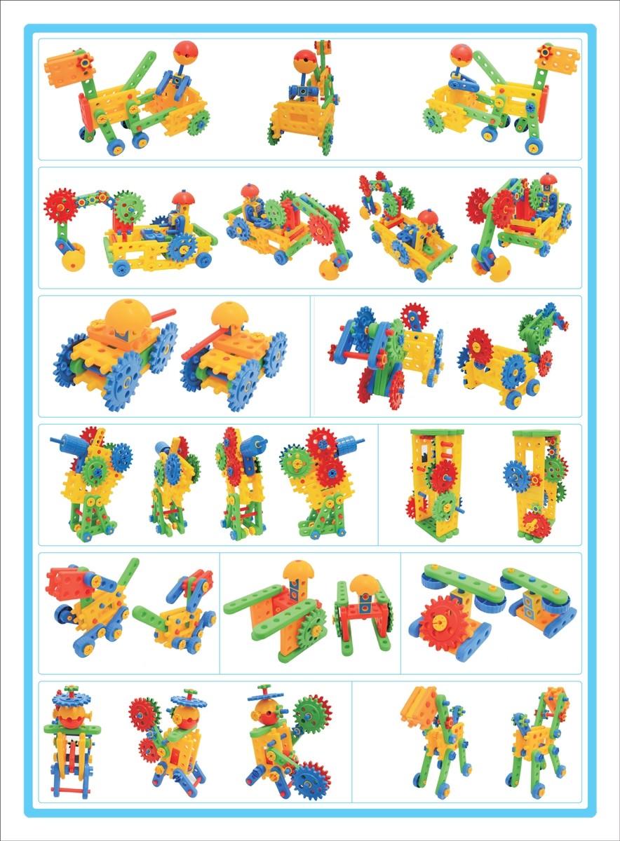 ฟันเฟืองแสนกล 109 ชิ้น ตัวต่อ,รูปทรง , ส่งเสริมการเรียนรู้ ,ของเล่นเสริมพัฒนาการ,ของเล่น , สื่อการสอน ,เสริมจินตนาการ