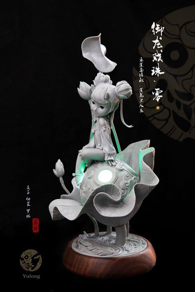 [สั่งจอง]Yulong Studio : Yulong Play Beads Zero Statue [Grey / White Tooth Ver.]