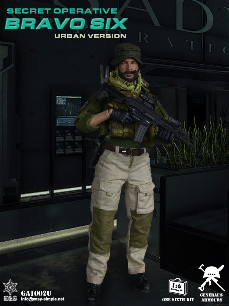 [สั่งจอง] General's Armoury GA1002U 1/6 scale Secret Operative Bravo 6 Urban Version