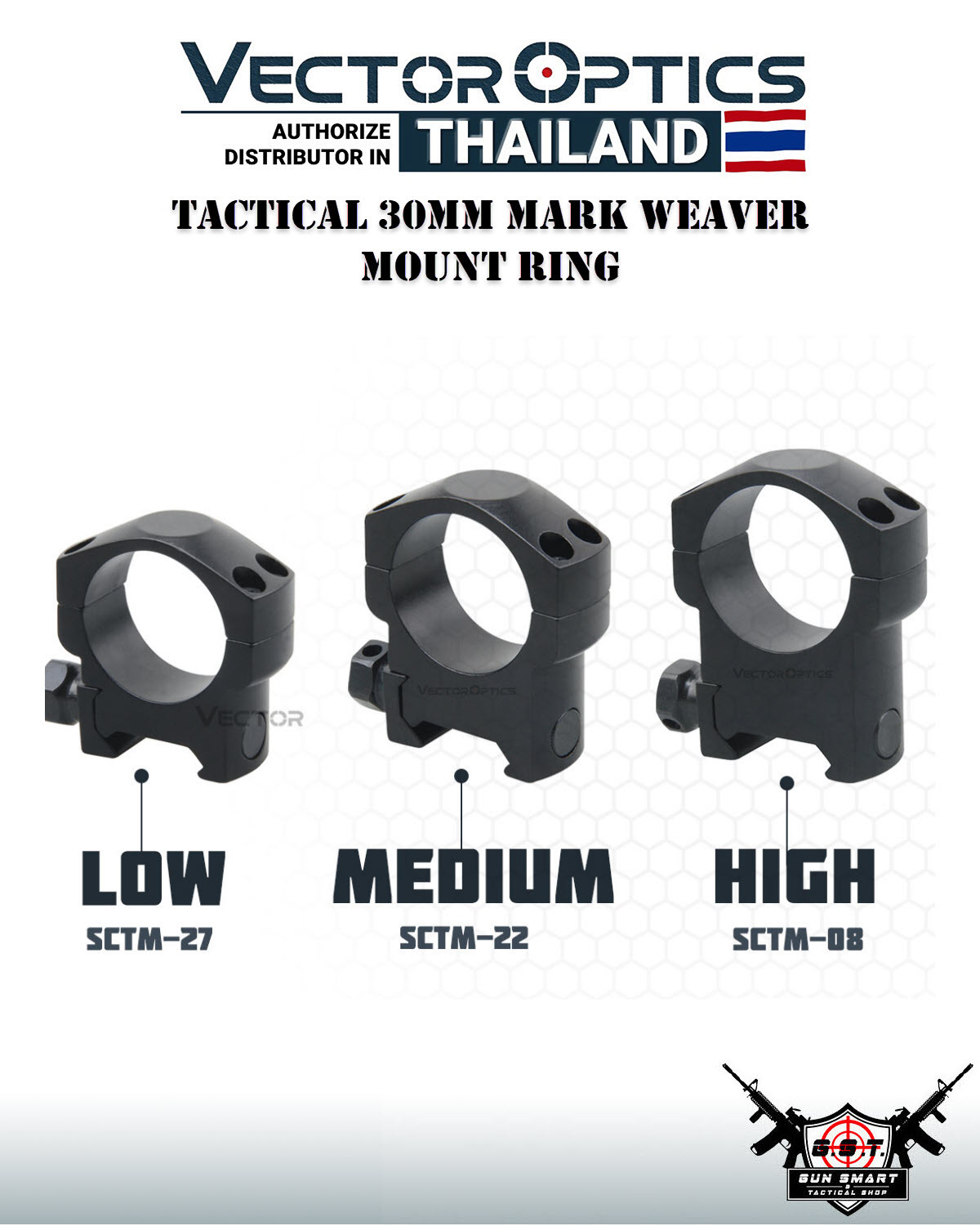 TACTICAL 30MM MARK WEAVER MOUNT RING