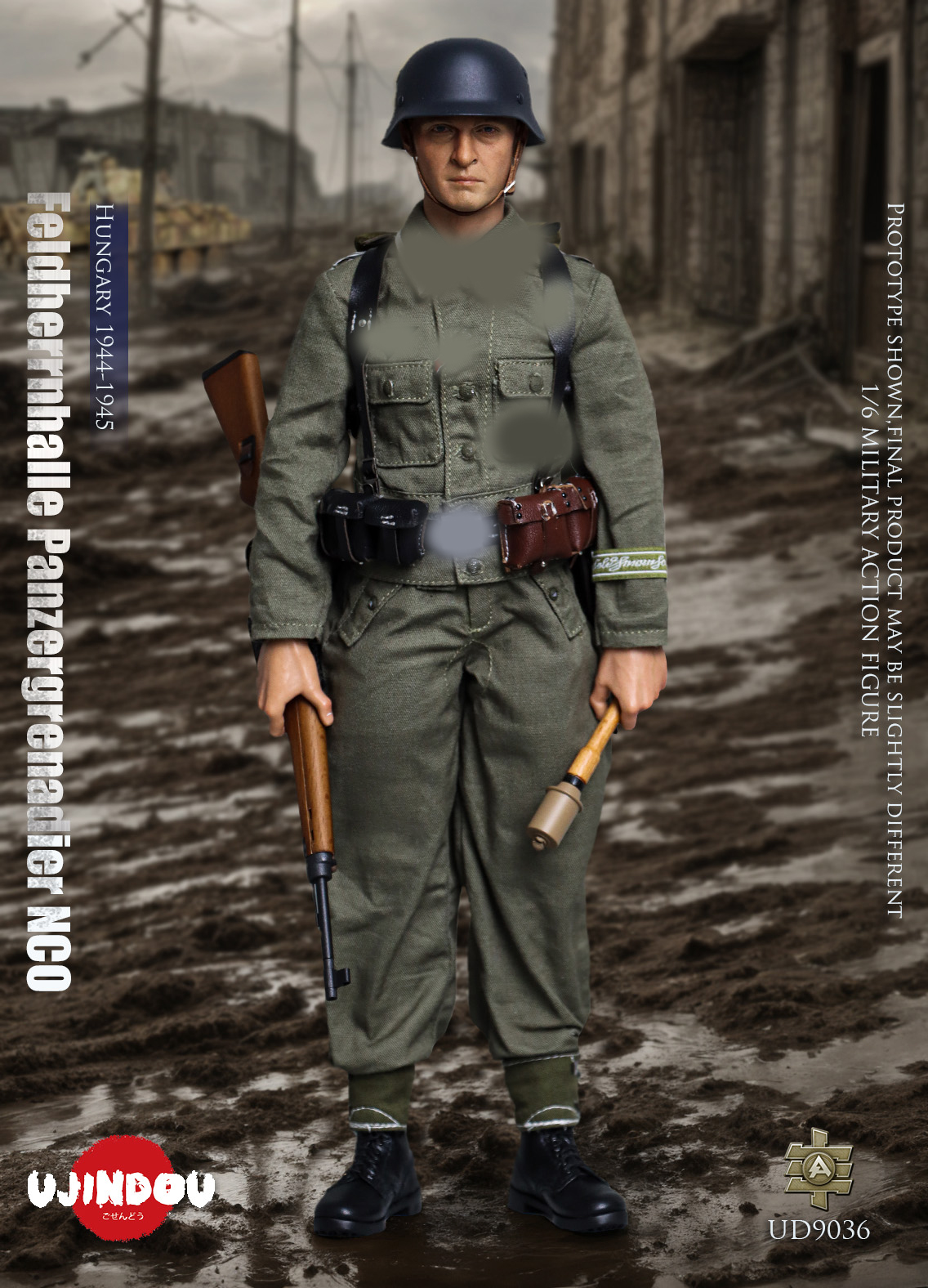[สั่งจอง]UJINDOU UD9036 1/6 : WWII Feldherrnhalle Panzergrenadier NCO 1944-1945