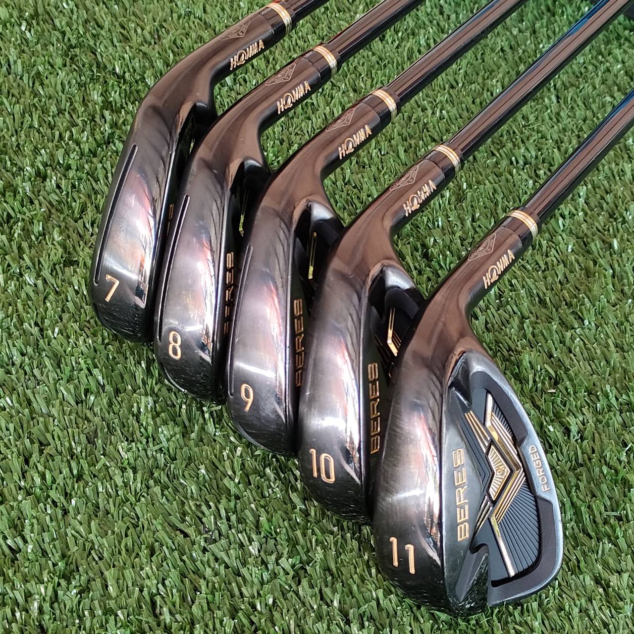ชุดเหล็ก HONMA BERES 2022 BLACK FORGED รุ่นใหม่ล่าสุด ดีที่สุดตั้งแต่ HONMA เคยทำมา