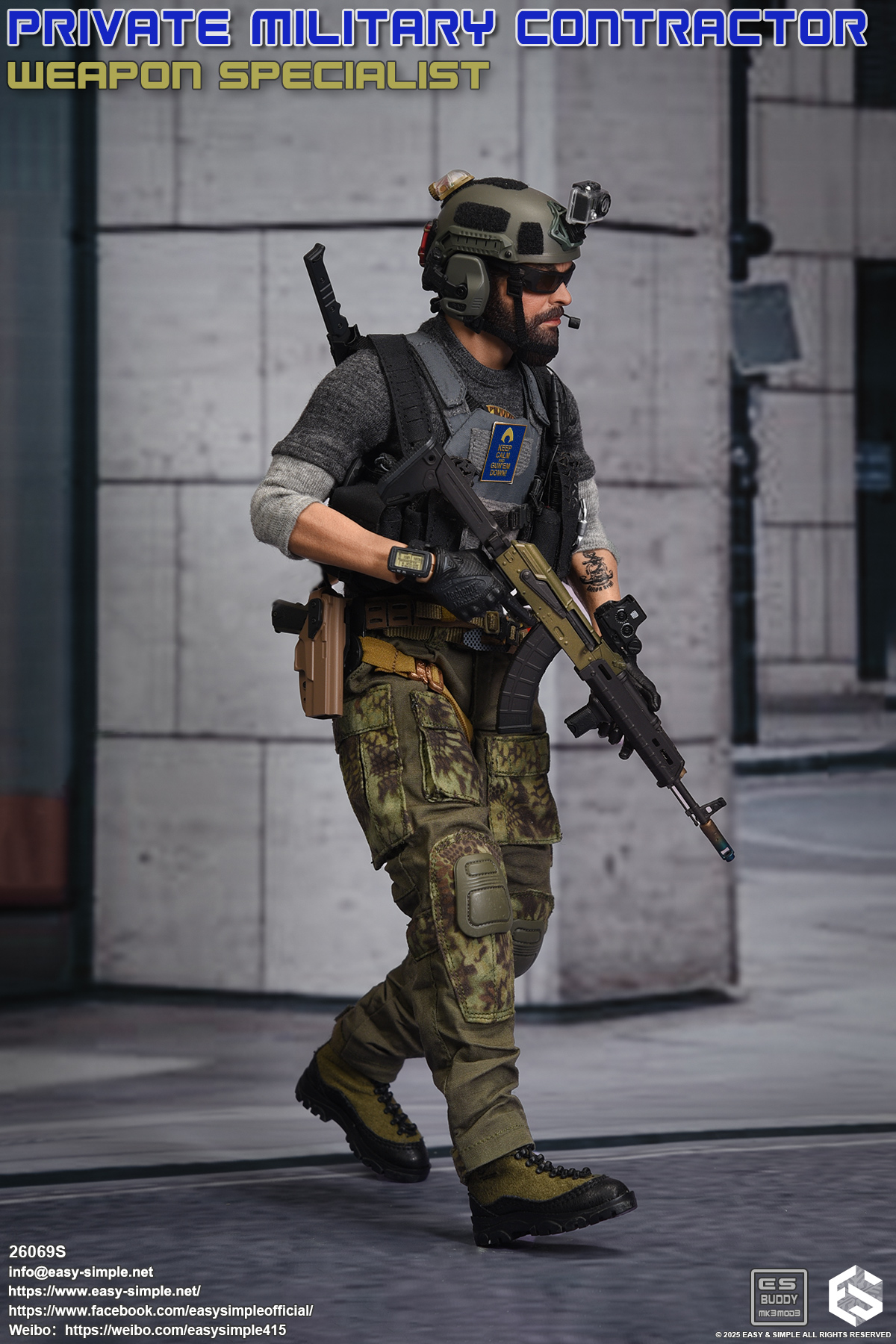 [พร้อมส่ง]Easy&Simple 26069S Private Military Contractor Weapon Specialist
