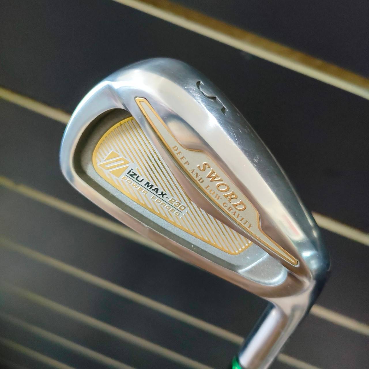เหล็ก 5 SWORD IZU MAX -230 POWER FORGED CAVITY ก้าน SWORD IZU MAX FLEX R เป็นเหล็กยาวสุดพรีเมี่ยมหน้าเด้ง ไม้กอล์ฟมือสอง ของแท้ BY NakaraLuxurious