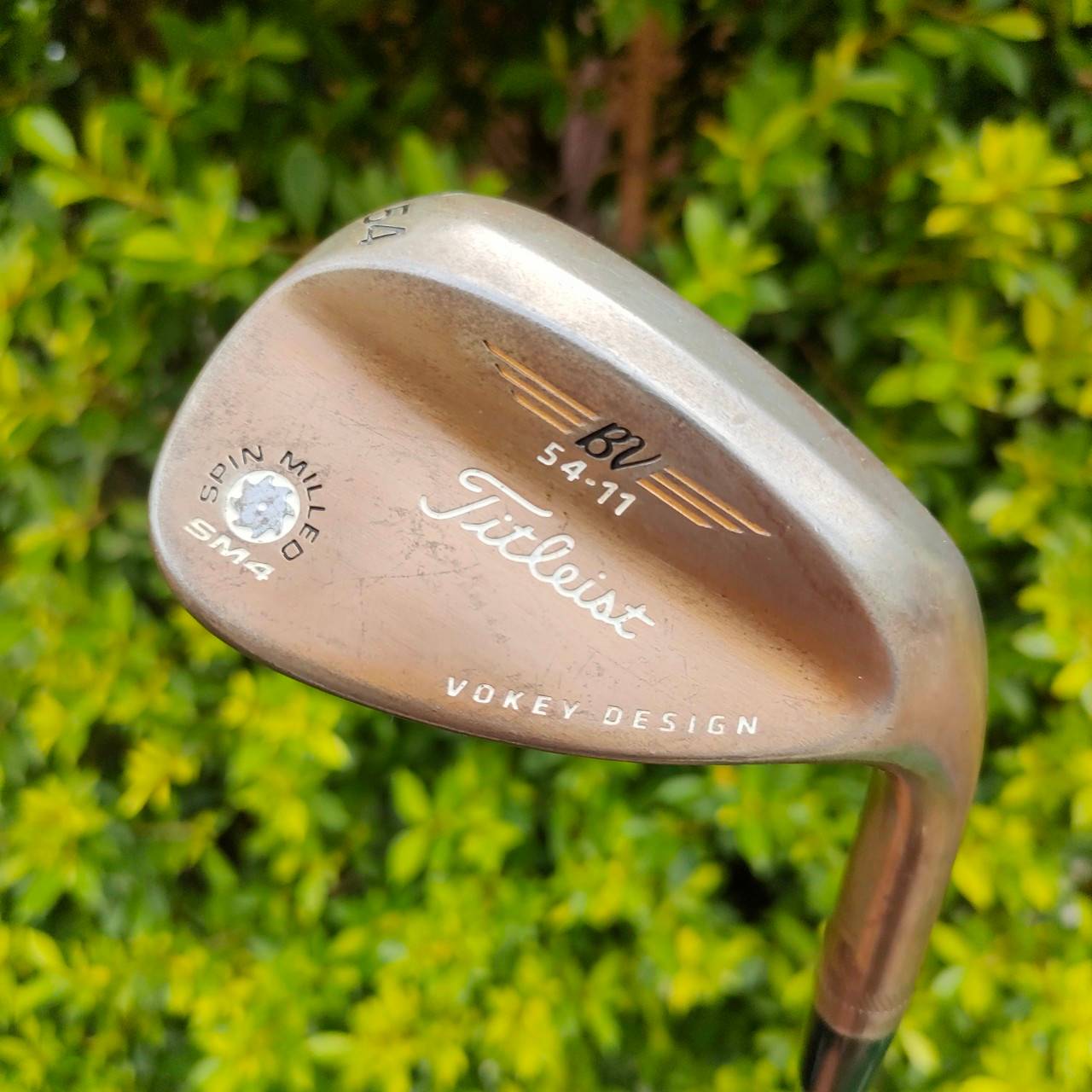 WEDGE TITLEIST BV SPIN MILED SM4 VOKEY DESIGN องศา 54 เบาท์ 11 รุ่น NICKEL ก้าน TITLELIST FLEX WEDGE สวยเดิม ไม้กอล์ฟมือสอง ของแท้ BY NakaraLuxurious