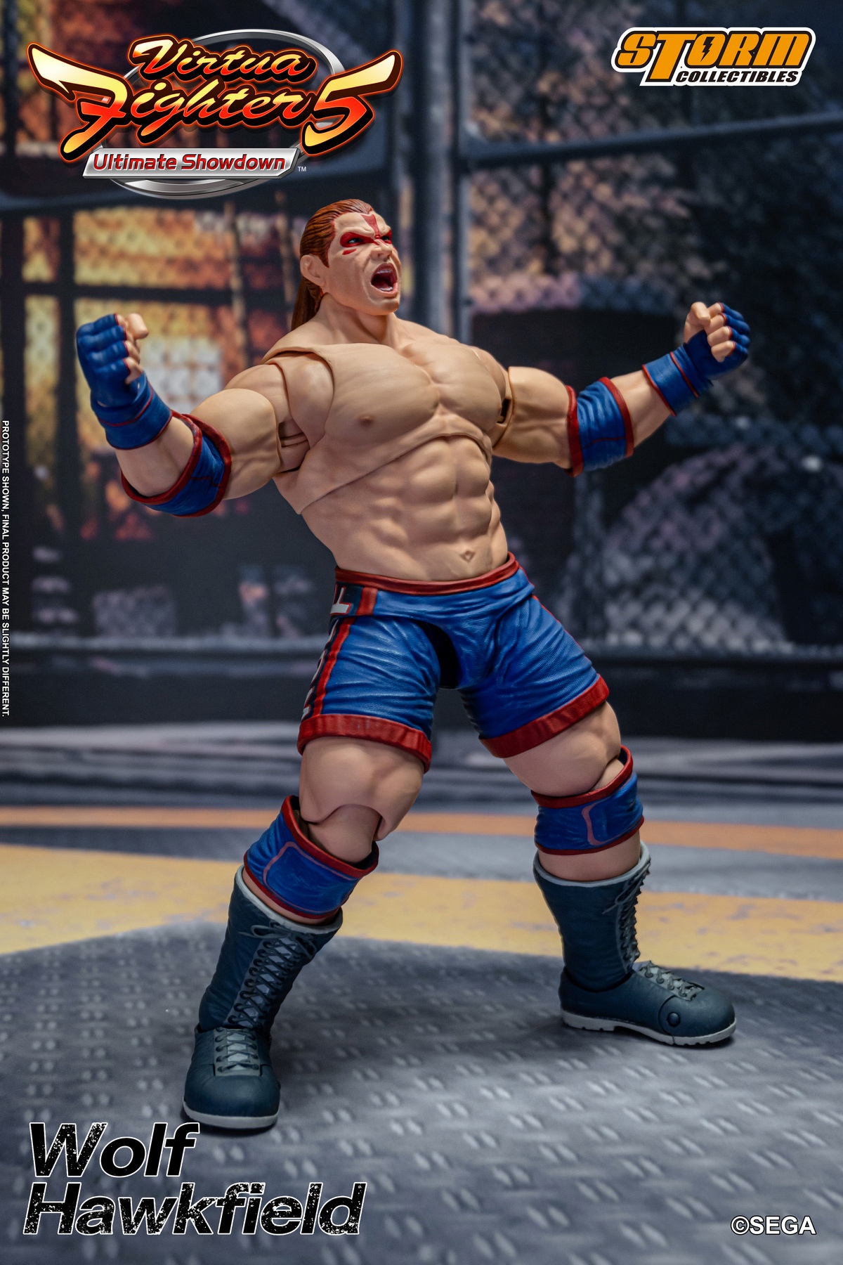 [พร้อมส่ง ]Storm Toys SGVF02 1/12 ：Virtua Fighter - WOLF HAWKFIELD