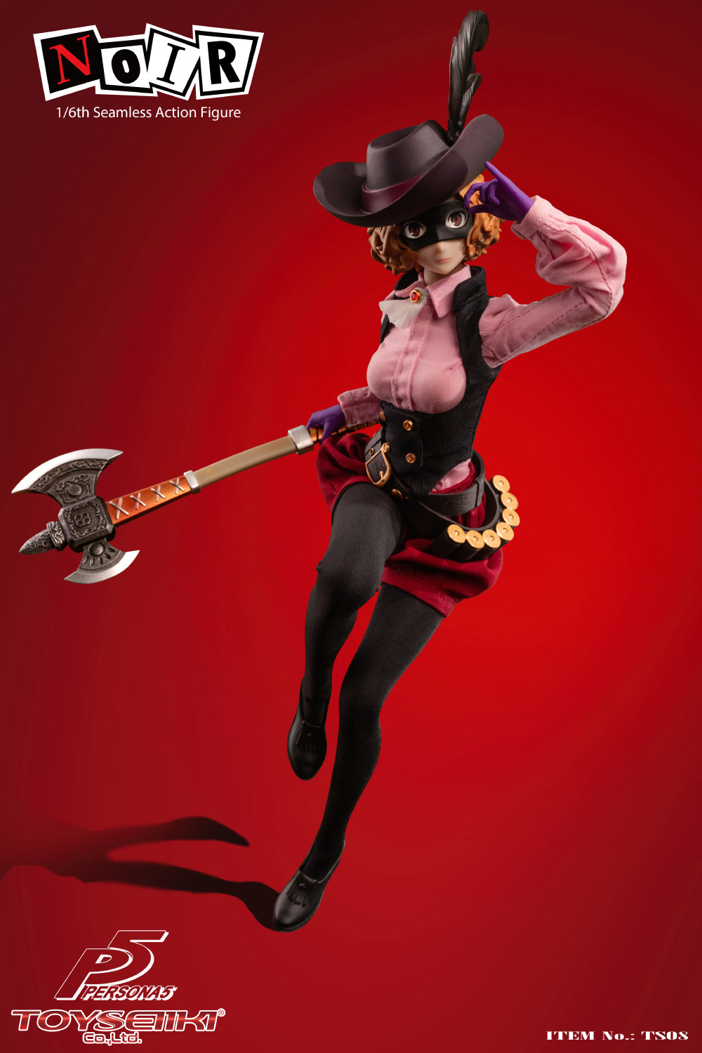 [สั่งจอง]Toyseiiki ts08 persona 5 noir หุ่นที่ไร้ตะเข็บ 1/6