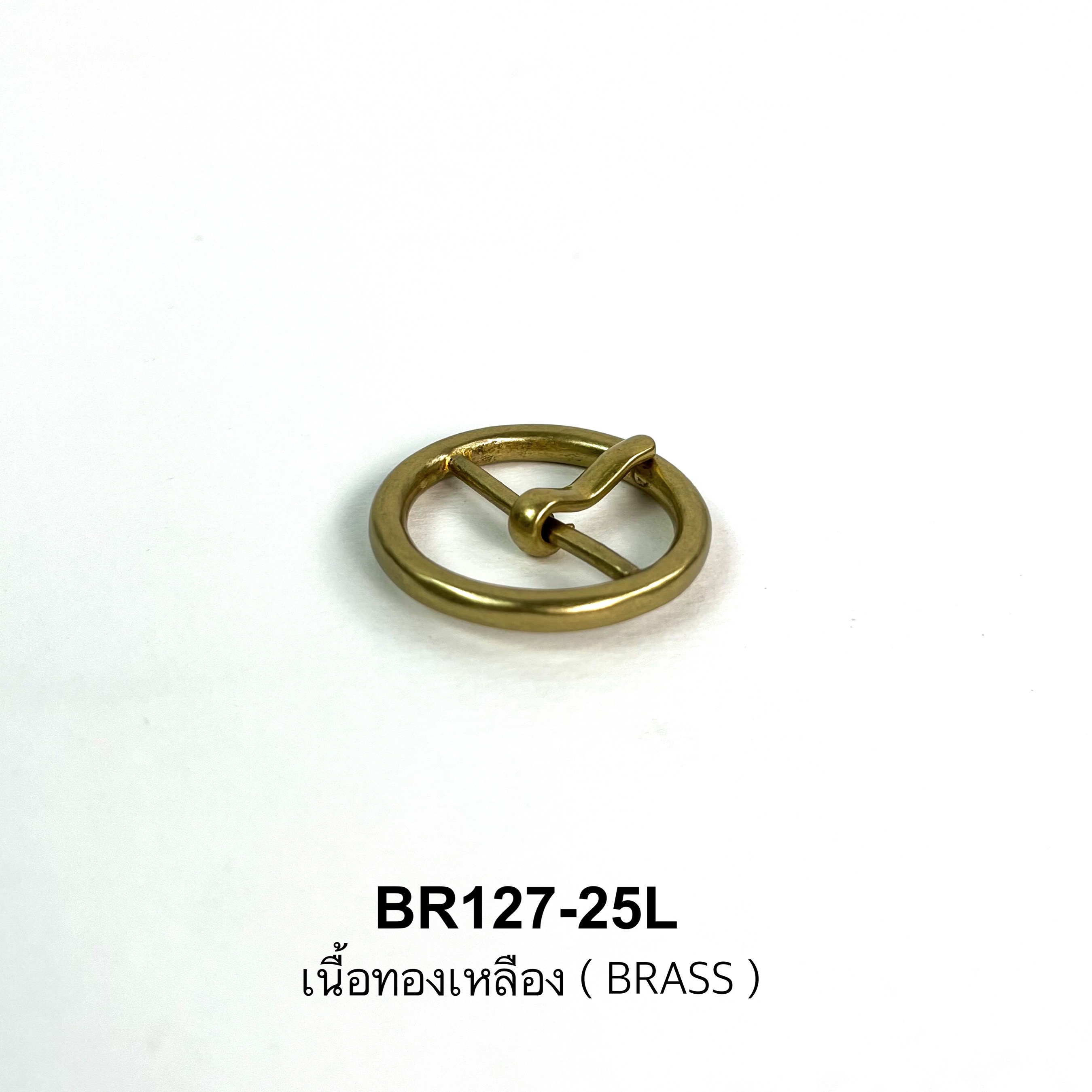 BR127-25L หัวเข็มขัดปรับสายกระเป๋า ขนาด 25มิล อะไหล่ทองเหลืองแท้ *ราคาต่อชิ้น*