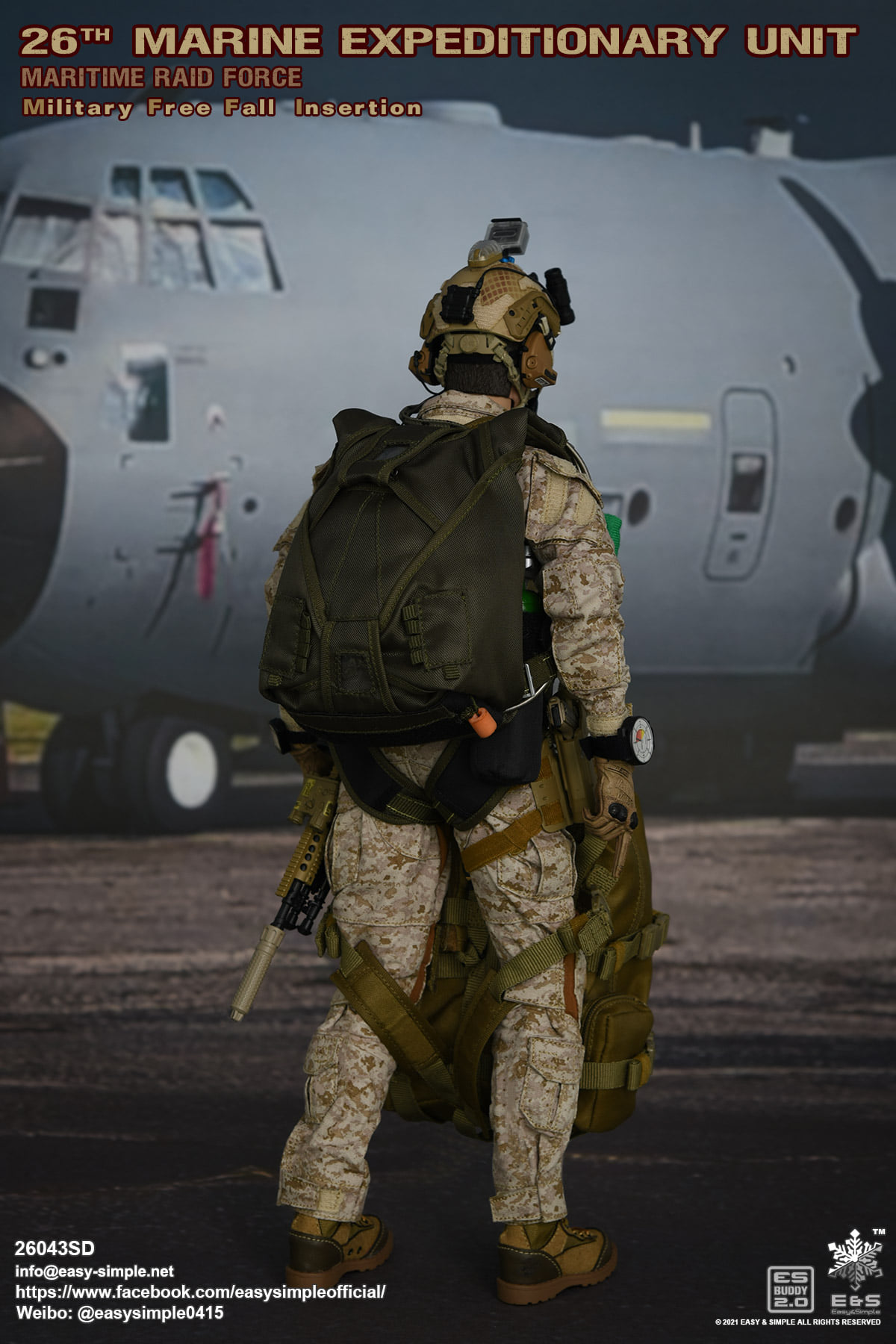 [สั่งจอง]Easy&Simple 26043S : 31ST MEU MRF Military Free Fall Insertion