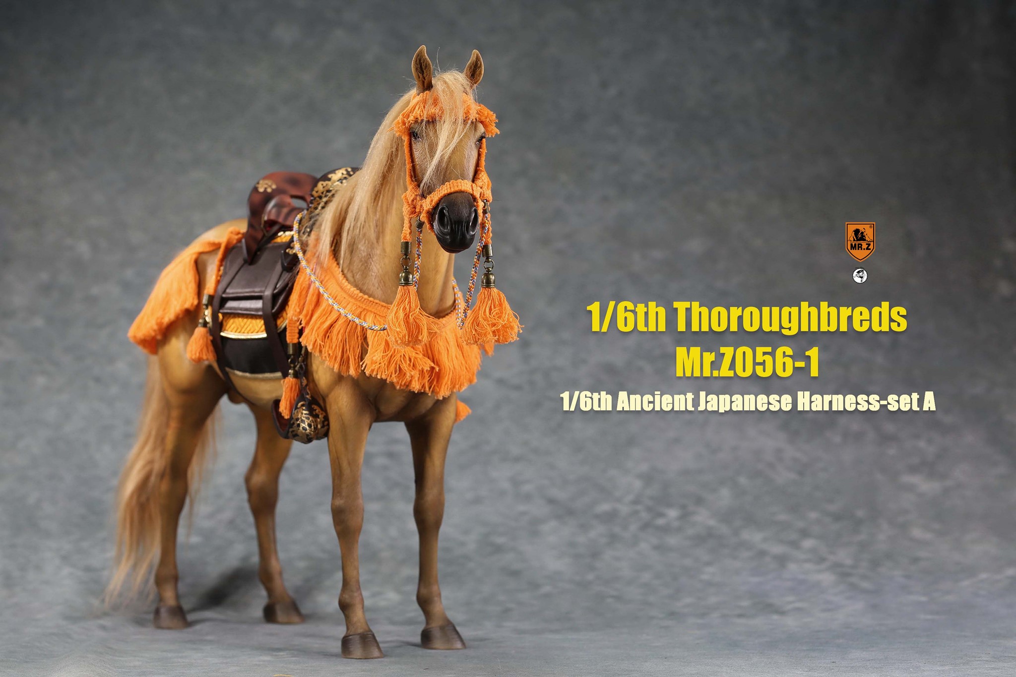 [สั่งจอง]MR.Z MRZ056 1/6 animal model No.56 : Thoroughbreds （all 5 colours） MR.Z 1/6 : Ancient Japanese Harness Set