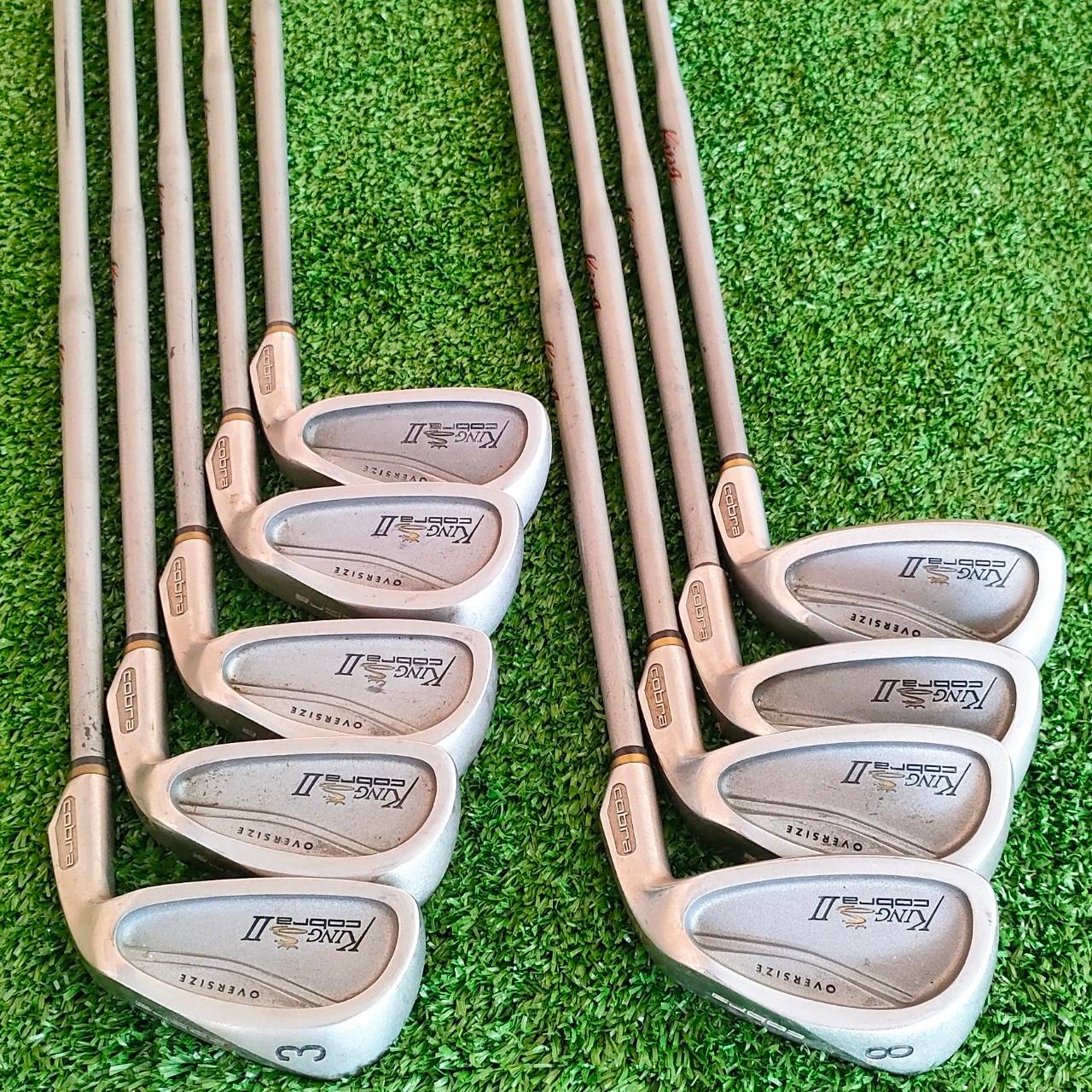 ชุดเหล็ก KING COBRA II OVERSIZE มีเหล็ก 3-9 เเละ PW SW ก้าน KING IQ SYSTEM FLEX R