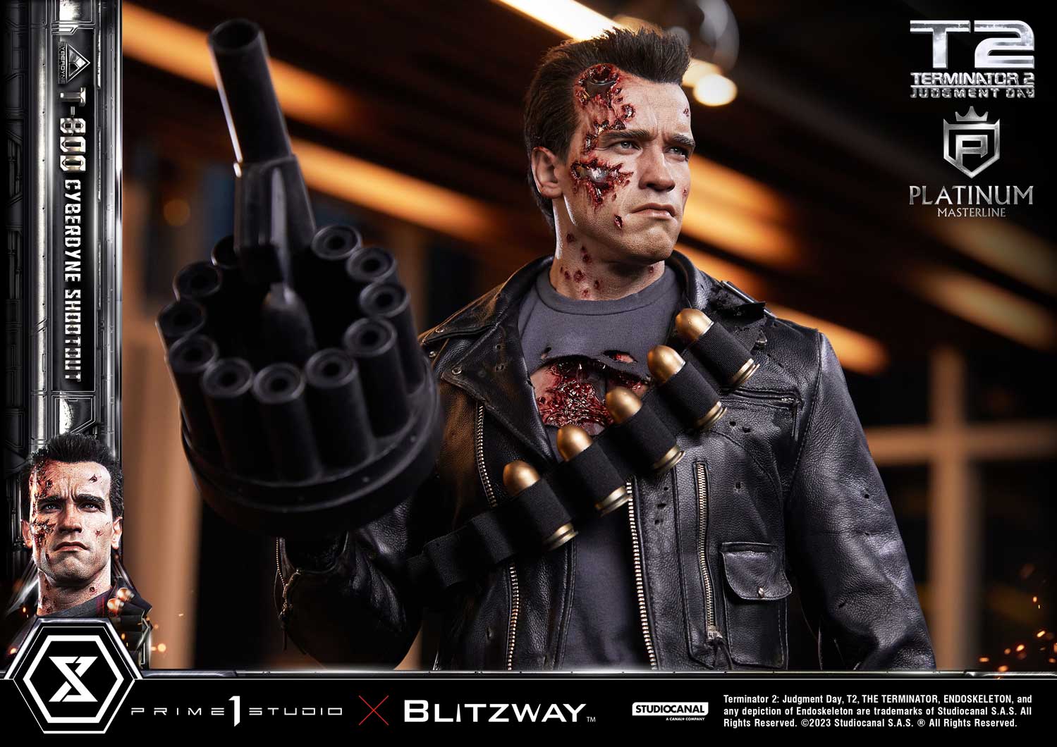 [สั่งจอง] Prime 1 Studio : T-800 (Terminator 2: Judgement Day)