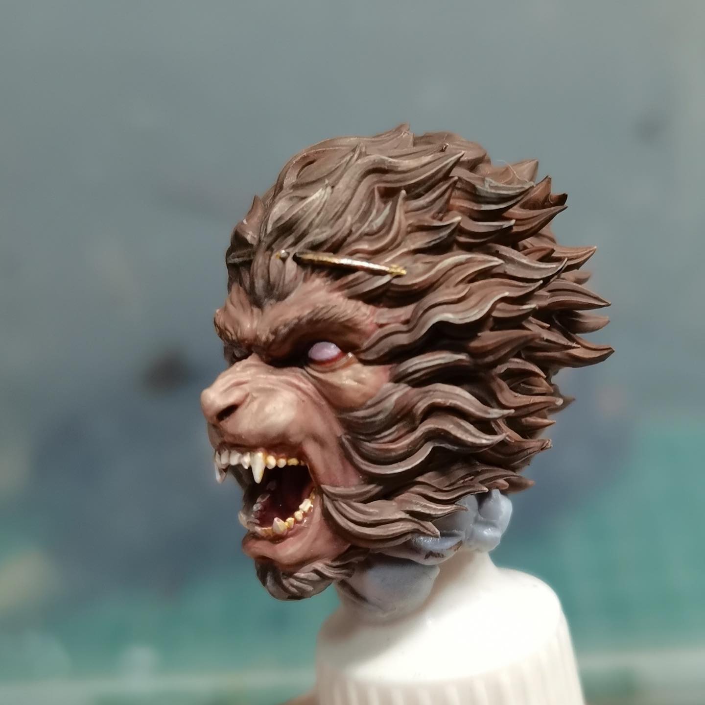 [พร้อมส่ง ] c.tudio 1/12 : Wukong custom Head เวอร์ชั่นหัวดิบไม่ลงสี - มีให้เลือก 4 แบบ