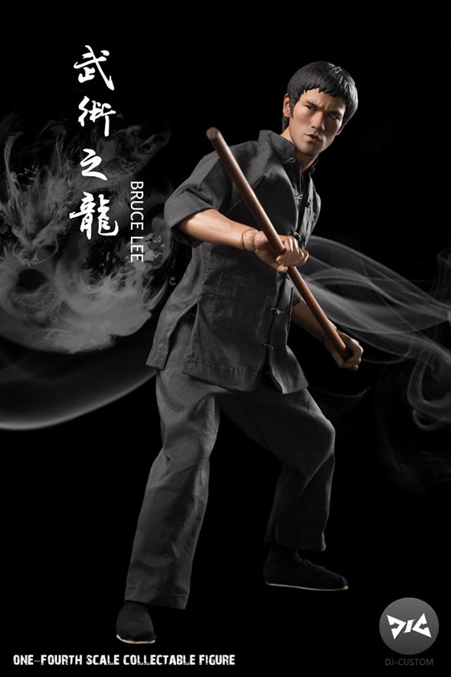 [สั่งจอง]DJ-CUSTOM DJ-14002 1/4 Bruce Lee Kungfu suit (Raptors Edition)