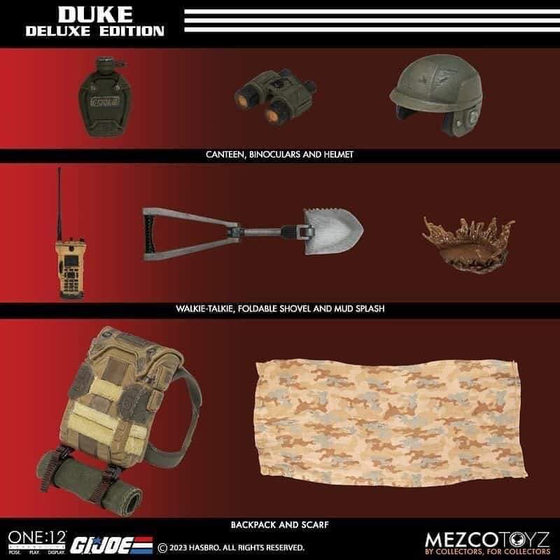 [พร้อมส่ง] Mezco toyz One:12 Collective G.I.Joe - Duke Deluxe Edition