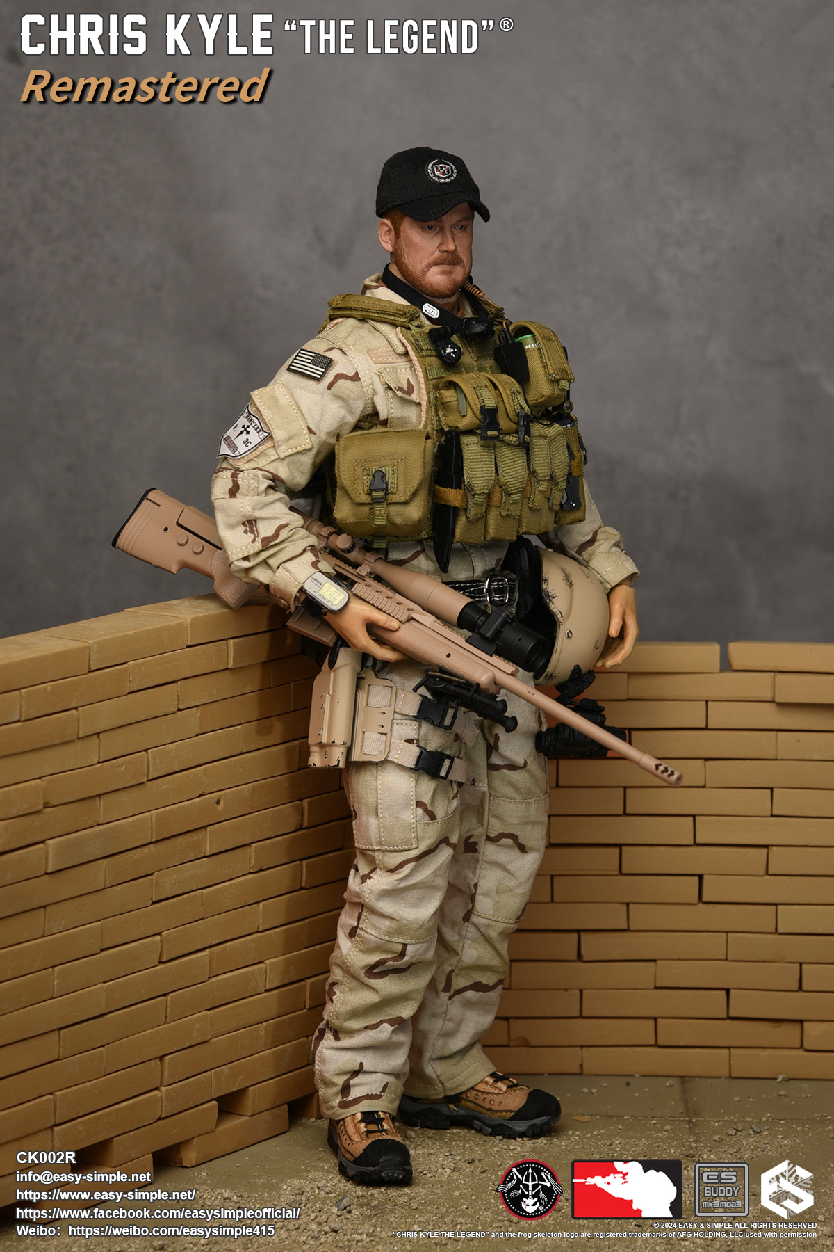 [สั่งจอง] BlackOpsToys X Easy&Simple 1/6 : Chris Kyle "The Legend" Remastered