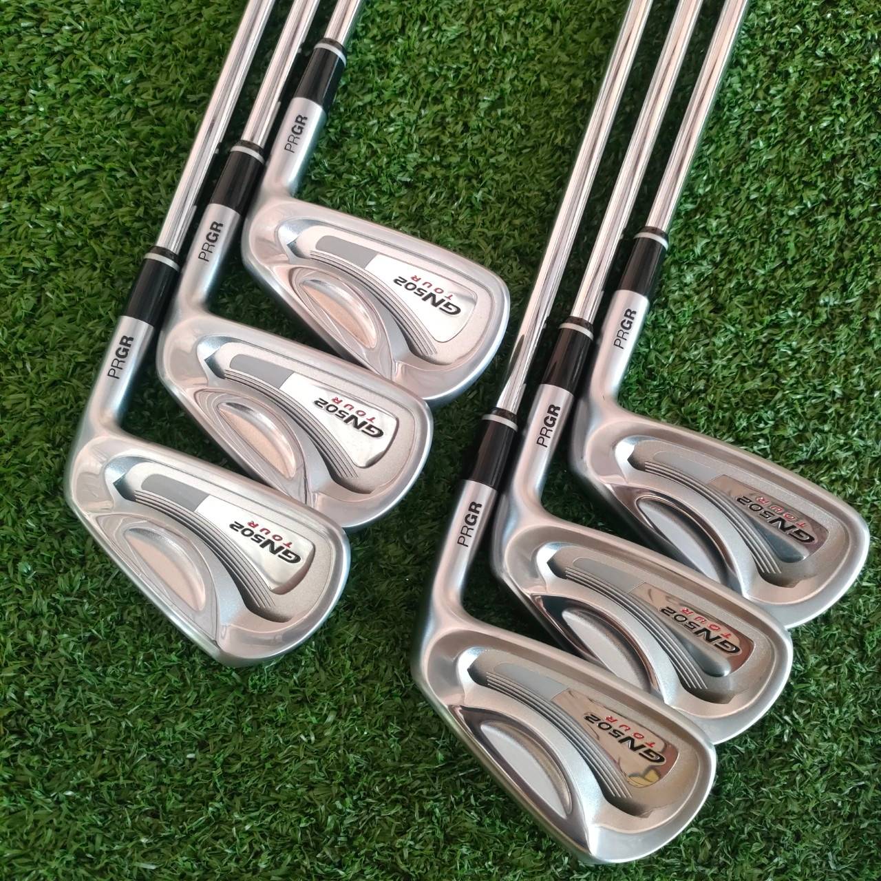 ชุดเหล็ก PRGR GN502 TOUR FORGED มีเหล็ก 5-9 เเละ PW ก้าน SPEC STEEL 095 เป็นเหล็ก FORGED ระดับ HI-END จาก Yokohama Rubber Industries, ไม้กอล์ฟมือสอง ของแท้ BY NakaraLuxurious