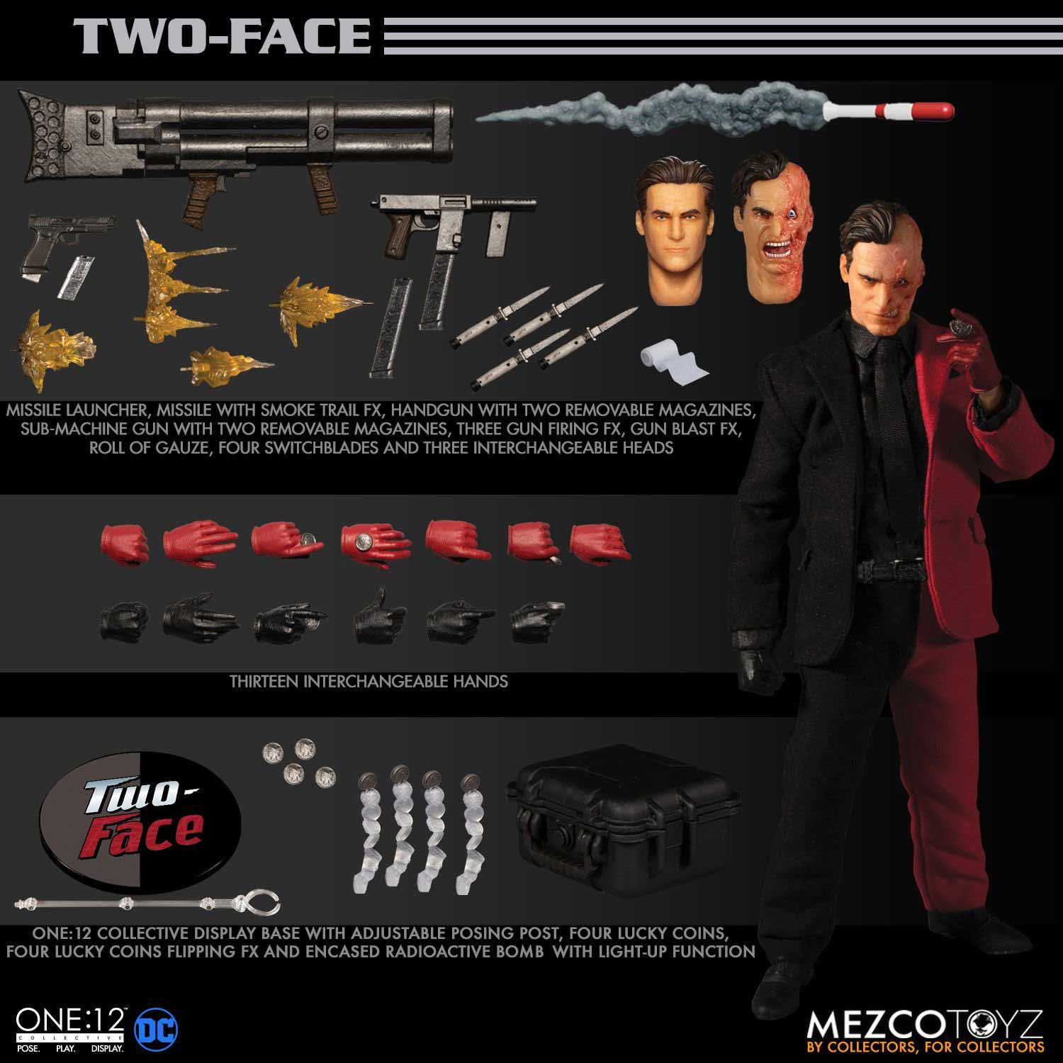 [สั่งจอง] MEZCO TOYZ ONE:12 COLLECTIVE : Two-Face