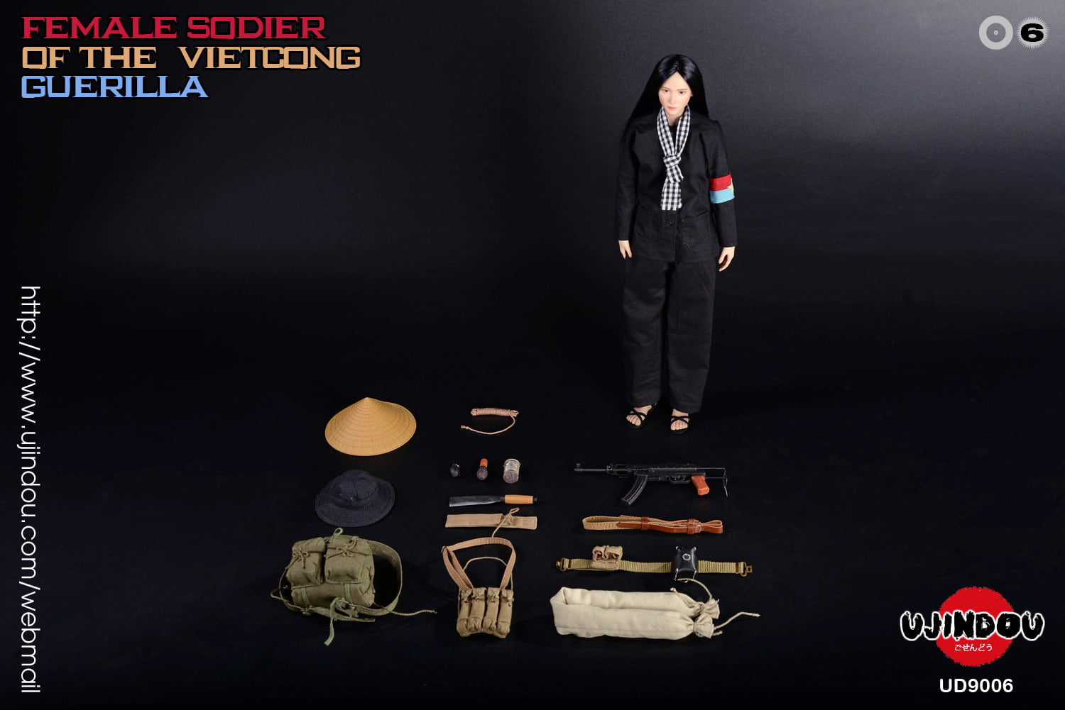 [สั่งจอง]UJINDOU UD9006 1/6 FEMALE SOLDIER OF THE VIETCONG GUERILLA