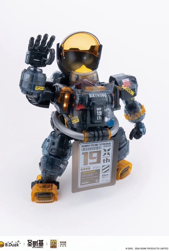 [พร้อมส่ง] SEMK Soskill - B.Duck & Spa Duck Black Clear Ver. (โมเดลพลาสติกคิท ต้องนำไปประกอบ)