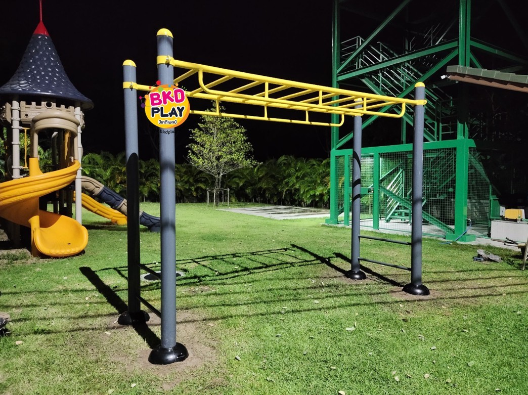 เครื่องออกกำลังกายกลางแจ้ง ชุดอุปกรณ์ บริหารแขน หน้าอก หัวไหล่ สำหรับผู้ใหญ่ แบบบาร์โหนเด็กโตเล่นได้ เหนือศรีษะลานกีฬา อเนกประสงค์ สนามกีฬา เพิ่มความสูง,