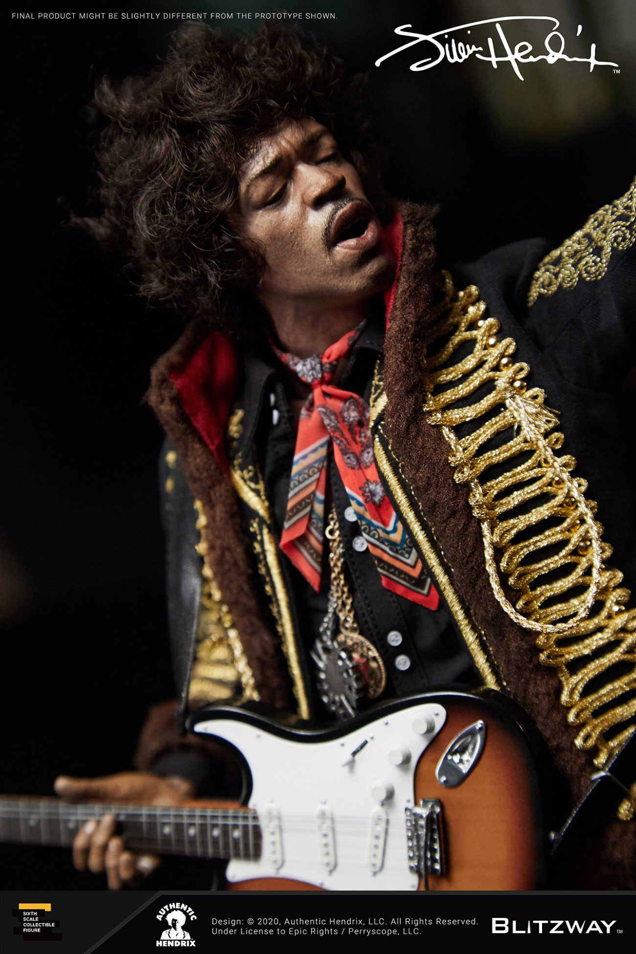 [สั่งจอง] BLITZWAY BW-UMS 11201 1/6 Scale : Jimi Hendrix
