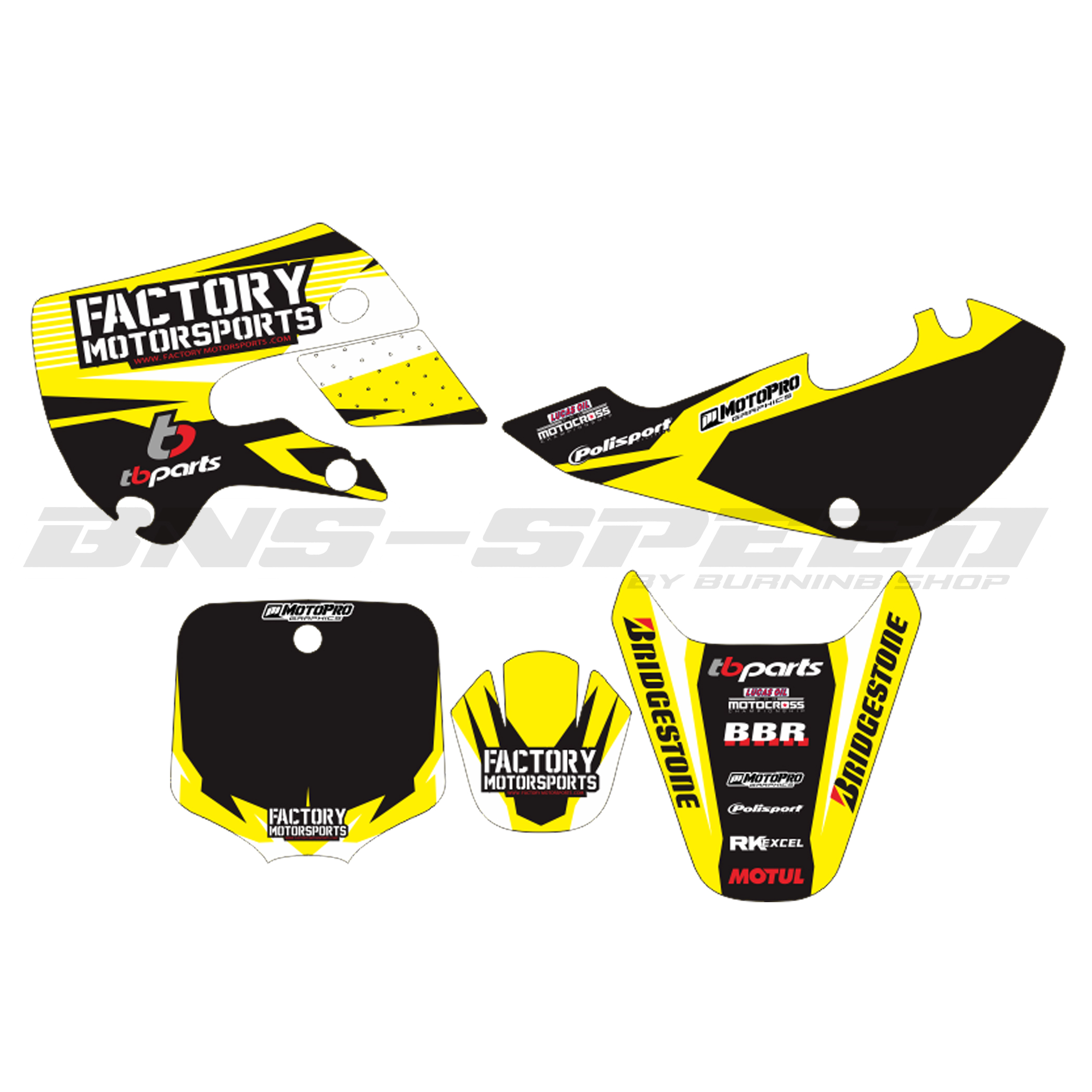 สติ๊กเกอร์ KLX110 Graphics Kit