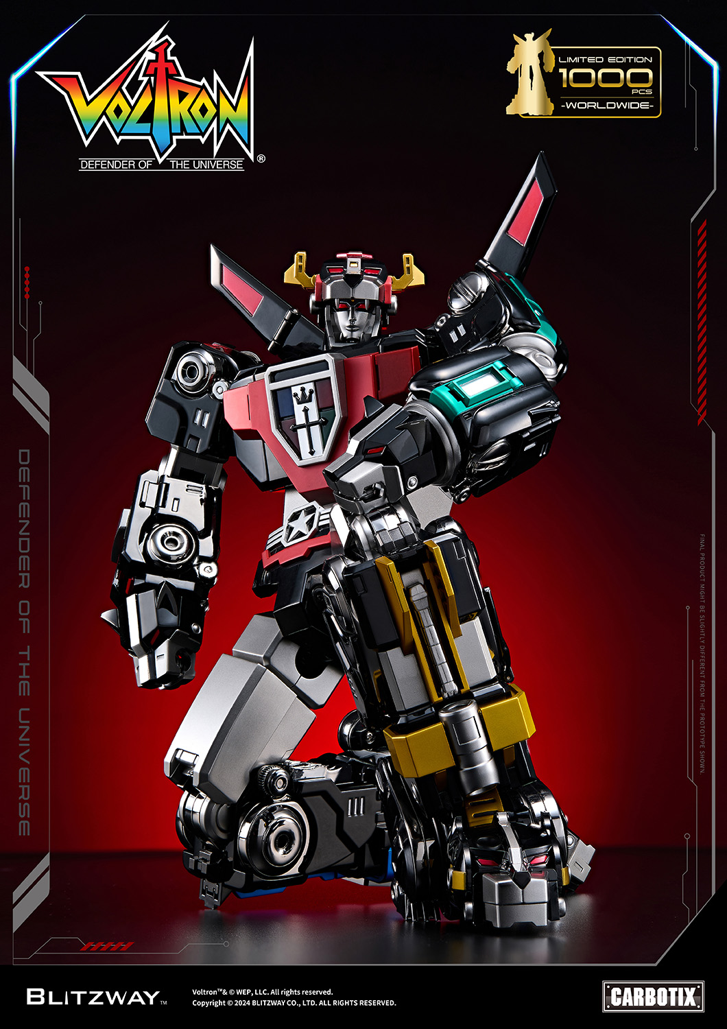 [สั่งจอง] Blitzway Carbotix : Black Voltron