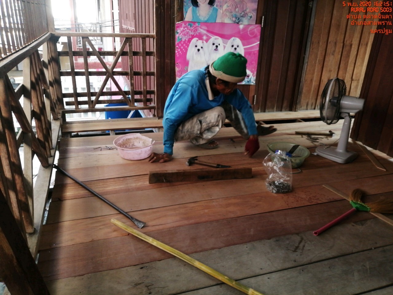 ปรับปรุงบ้านพักครูโรงเรียนปรีดาราม (สามพราน)