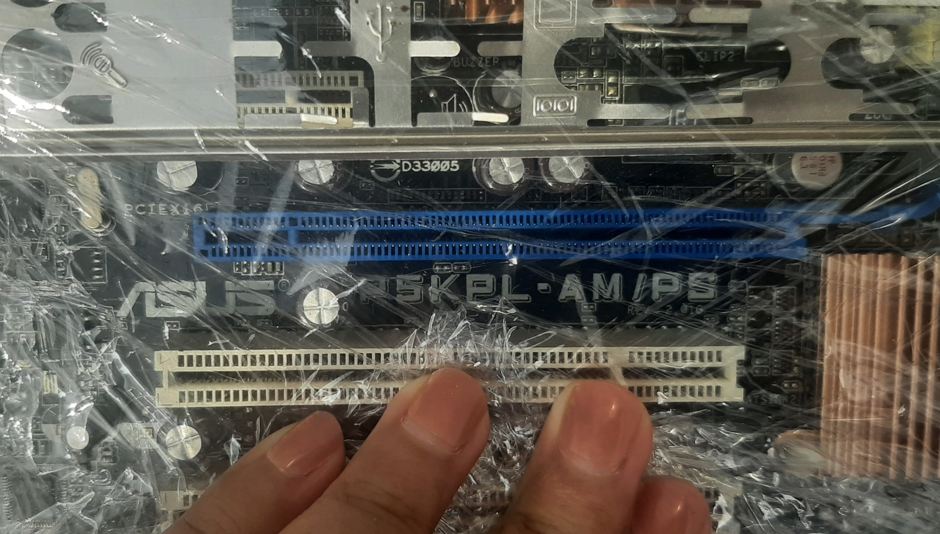 เมนบอร์ด มือสอง ประกันร้าน 15 วัน ASUS P5KPL-AM/PS Socket 775 พร้อมฝาหลัง