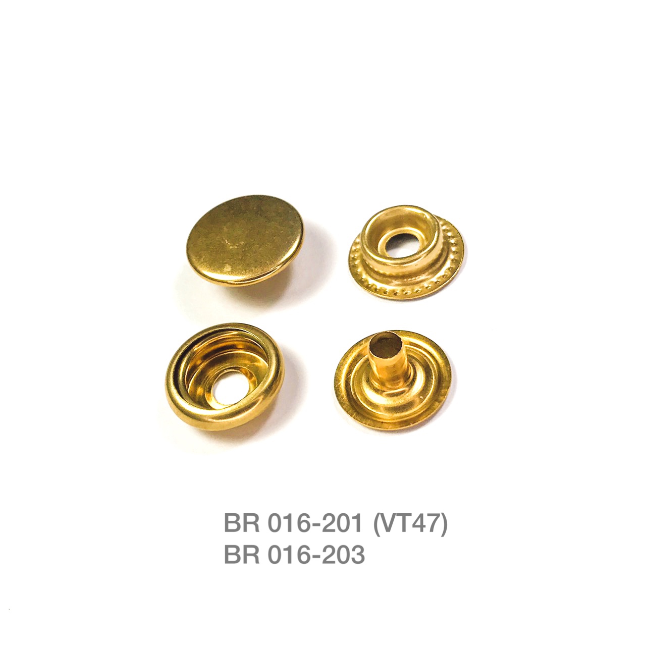 BR016 กระดุมแป็กญี่ปุ่น กระดุมแรงดึงสูง อุปกรณ์เครื่องหนัง **แพ็คบรรจุ 25 ชิ้น**